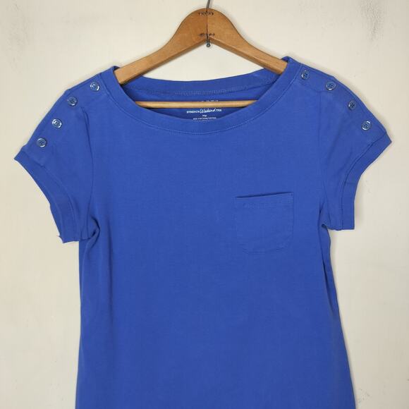 Talbots Stretch Weekend Tee Shirt - Picture 2 of 8
